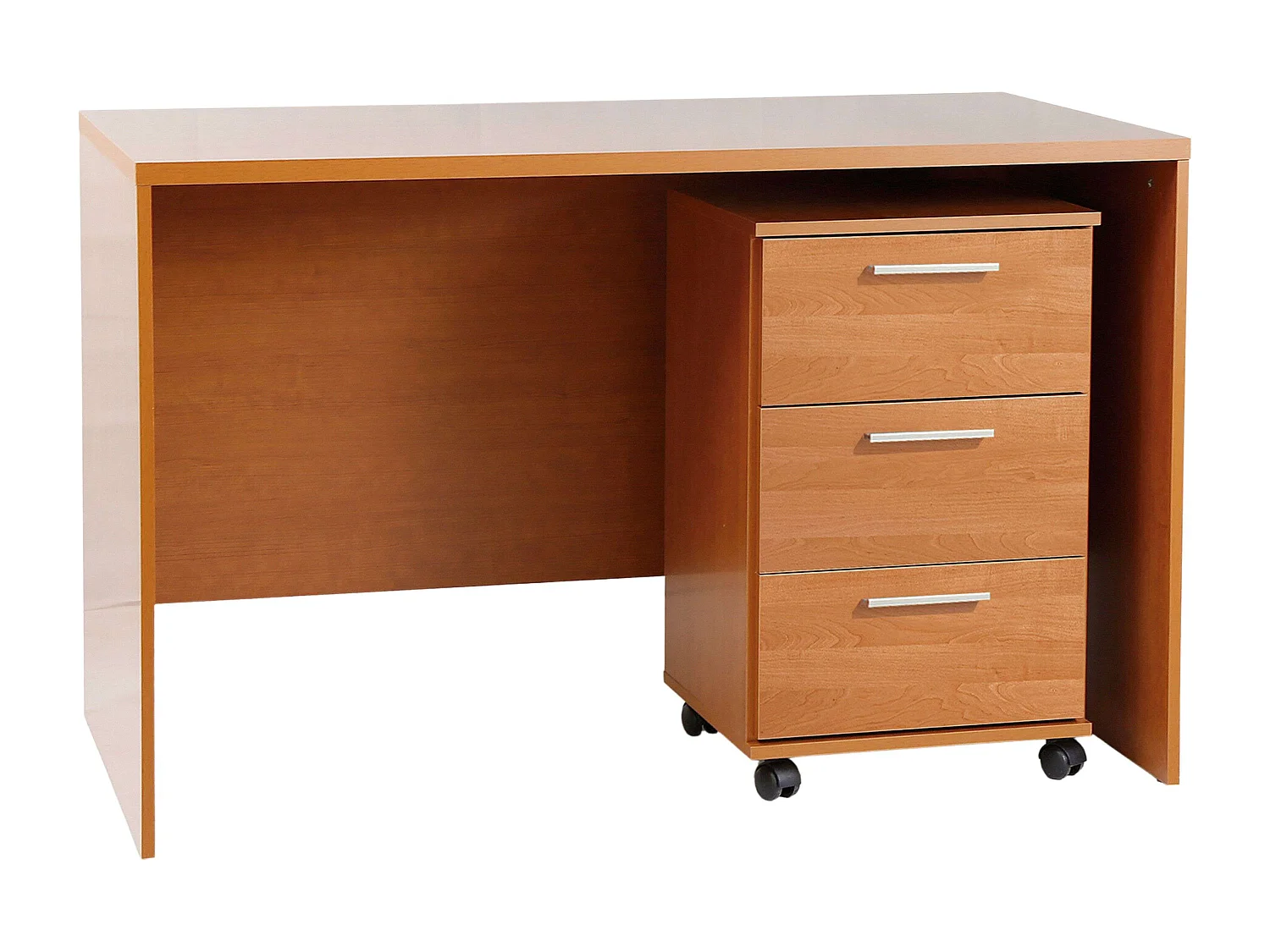 Table de bureau classique en cerisier 120x75x60 cm