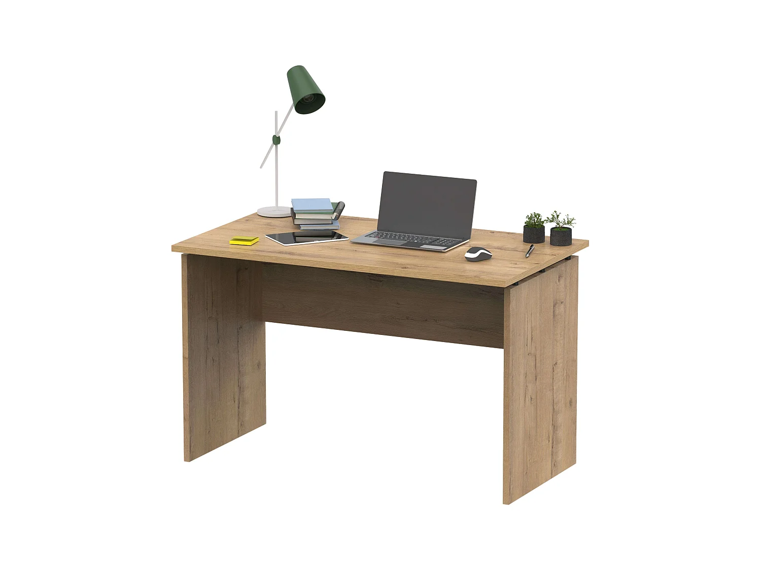 Mesa Escritorio Teide Moderno Roble Gold 120cm
