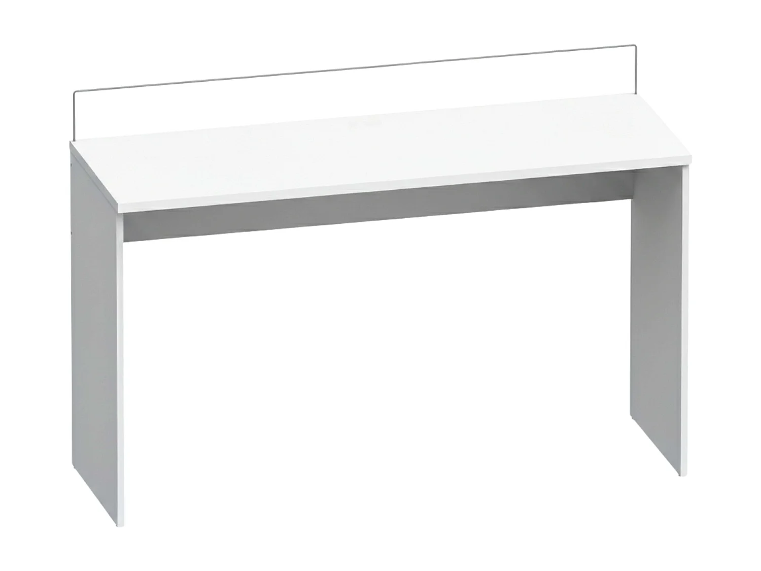Bureau Haley avec organiseur de notes Blanc 89 x 132 x 45 cm