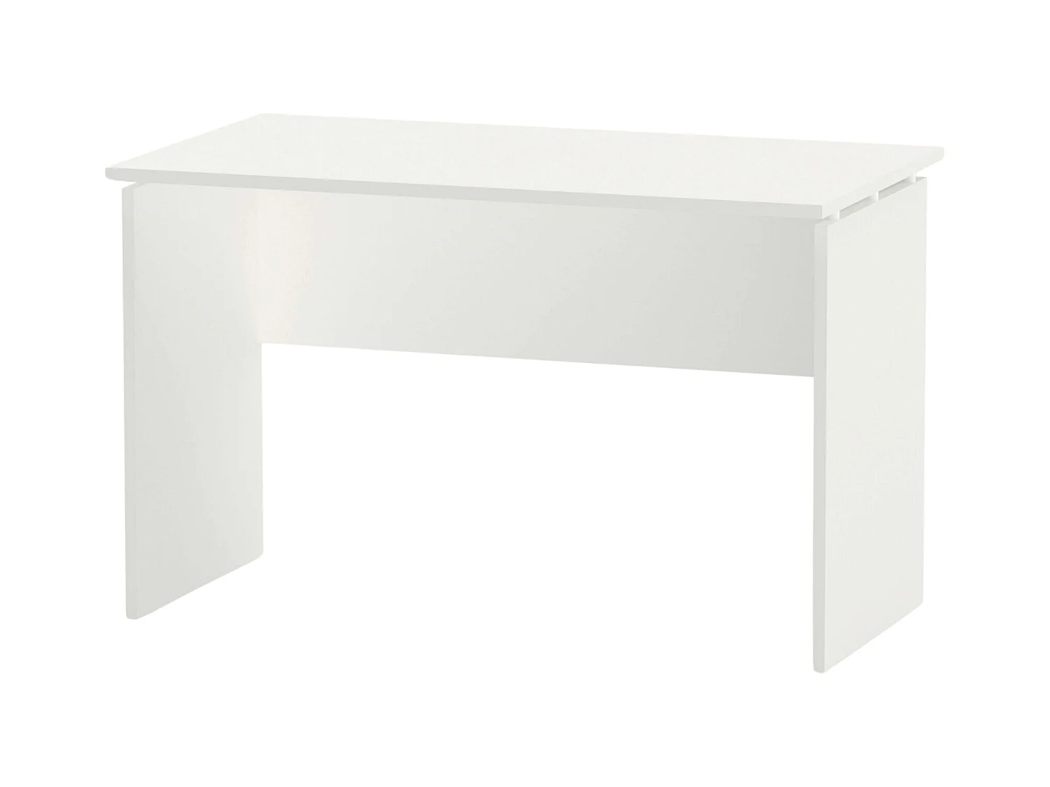 Table de bureau Teide blanc mat 120 cm