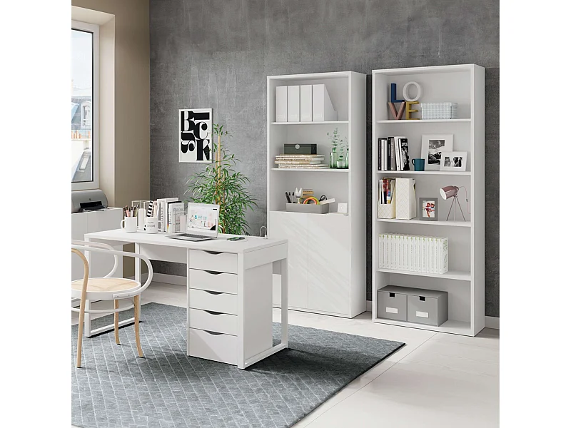 Pack Muebles Despacho Scaled Mod. Moderno Blanco