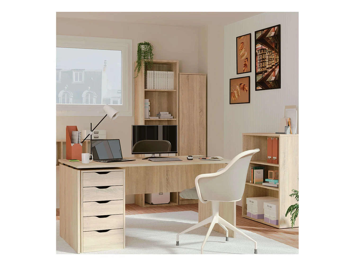 Pack Ofc. Scaled Estilo Moderno Roble Cambrian