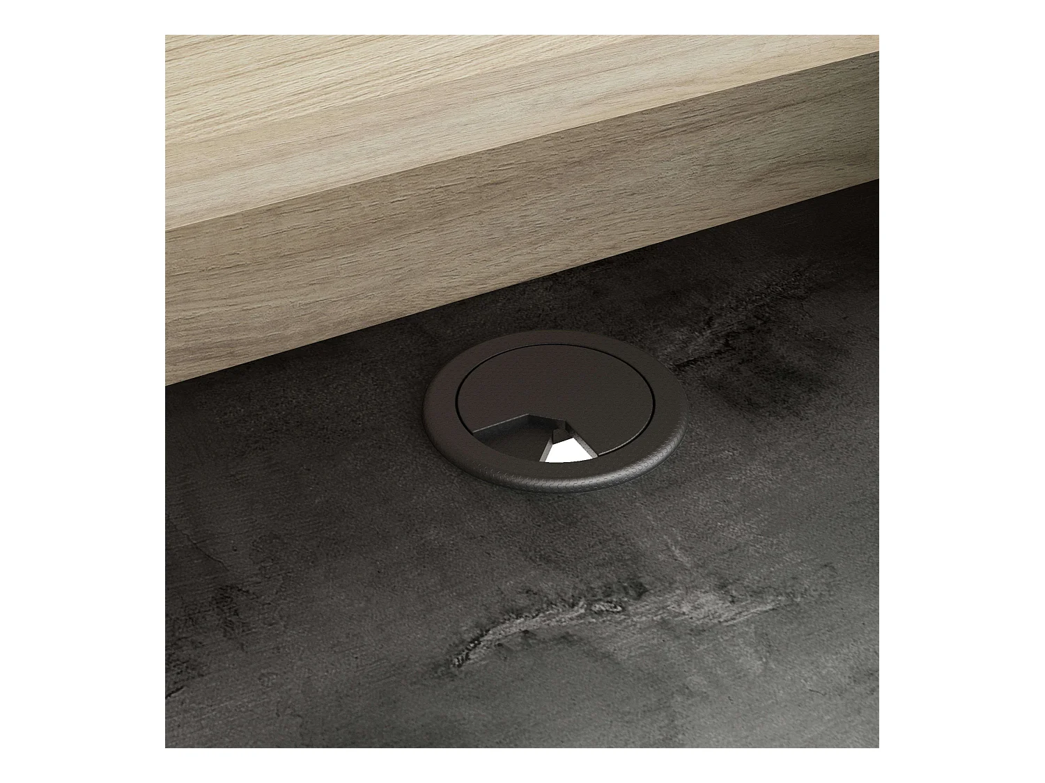 Escritorio Malicia Industrial Roble Kronberg Sidewalk 122x123x60 cm