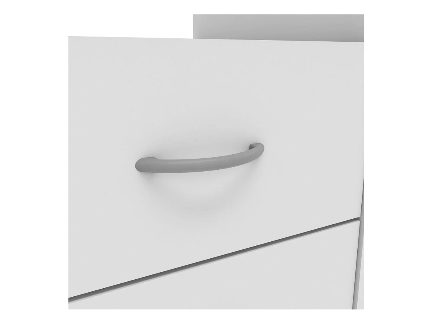 Bureau Jeunesse avec Tiroirs et Creux Blanc 123 cm