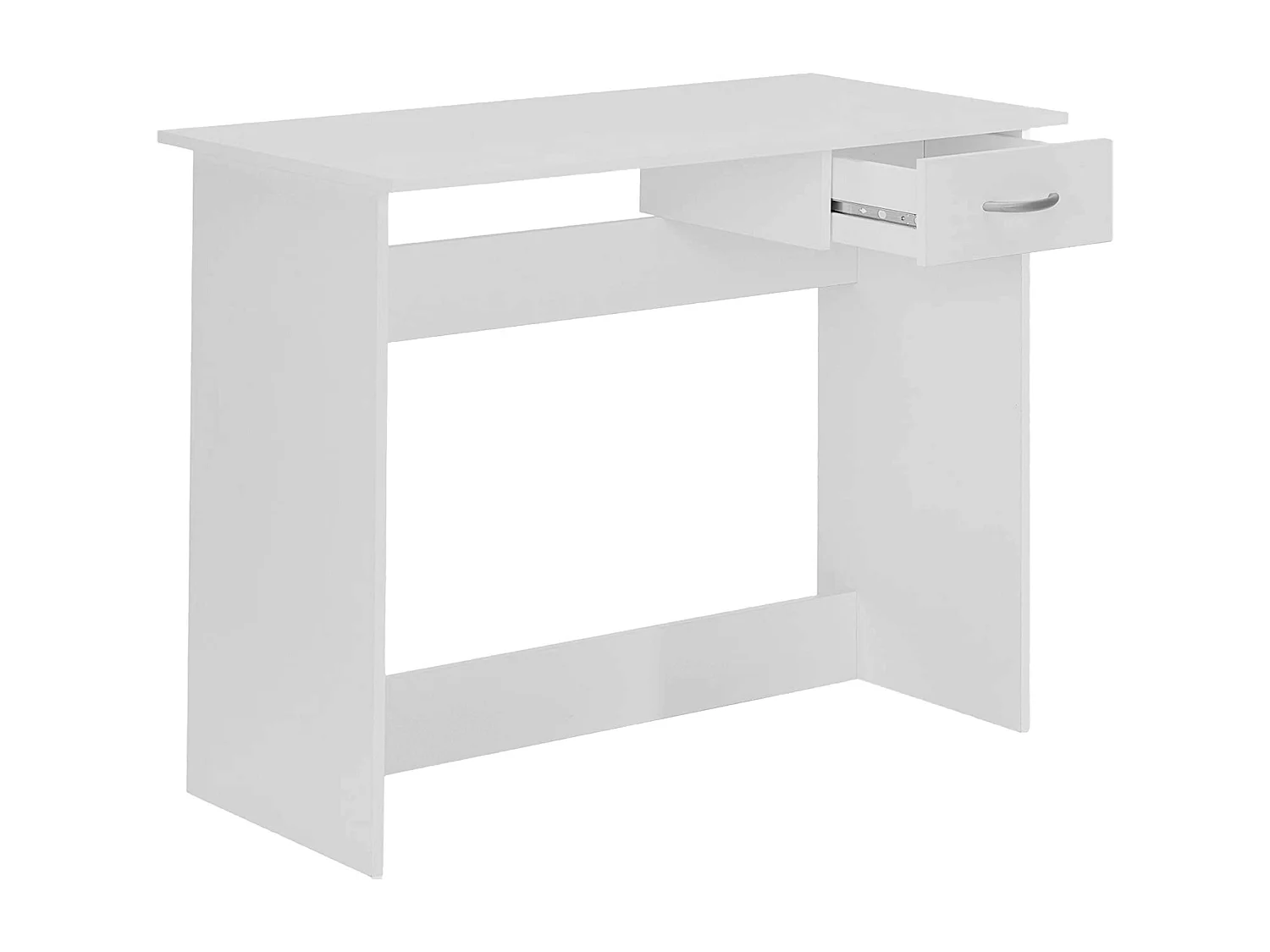 Bureau pour jeunes, chambre à coucher, bureau, blanc, 101 x 77 x 50 cm