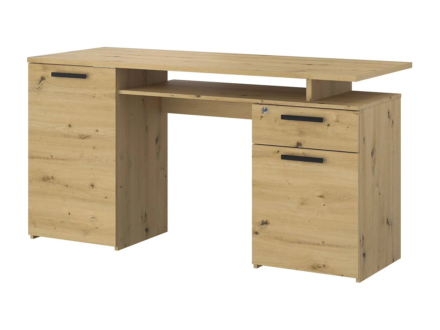 Escritorio Minister roble artesanal 152x78x59 cm