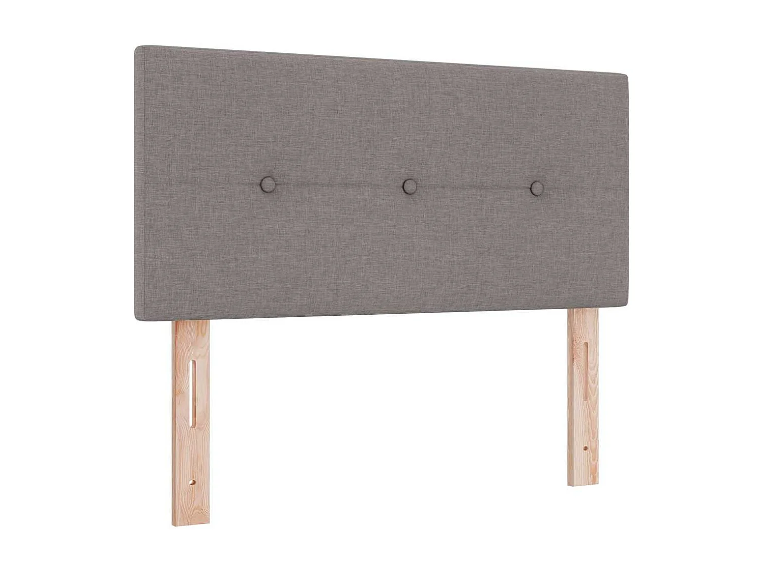 Cama de solteiro-Cama de adulto-Cama Box com colchão Cinzento-acastanhado 90 x 190cm tecido SHL670702