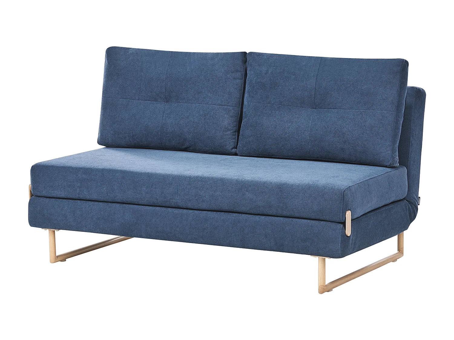 Canapé-lit 3 places JERSLEV Tissu Bleu