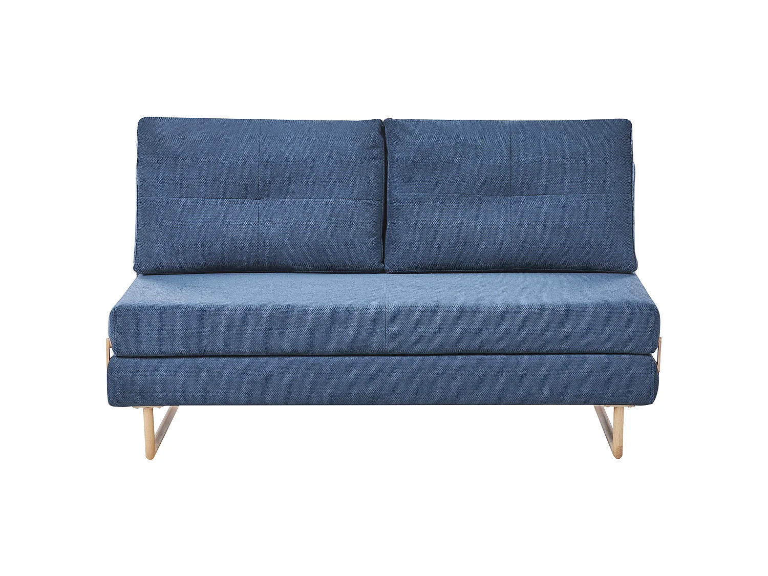 Sofa Bed 3 Seater JERSLEV Fabric Blue