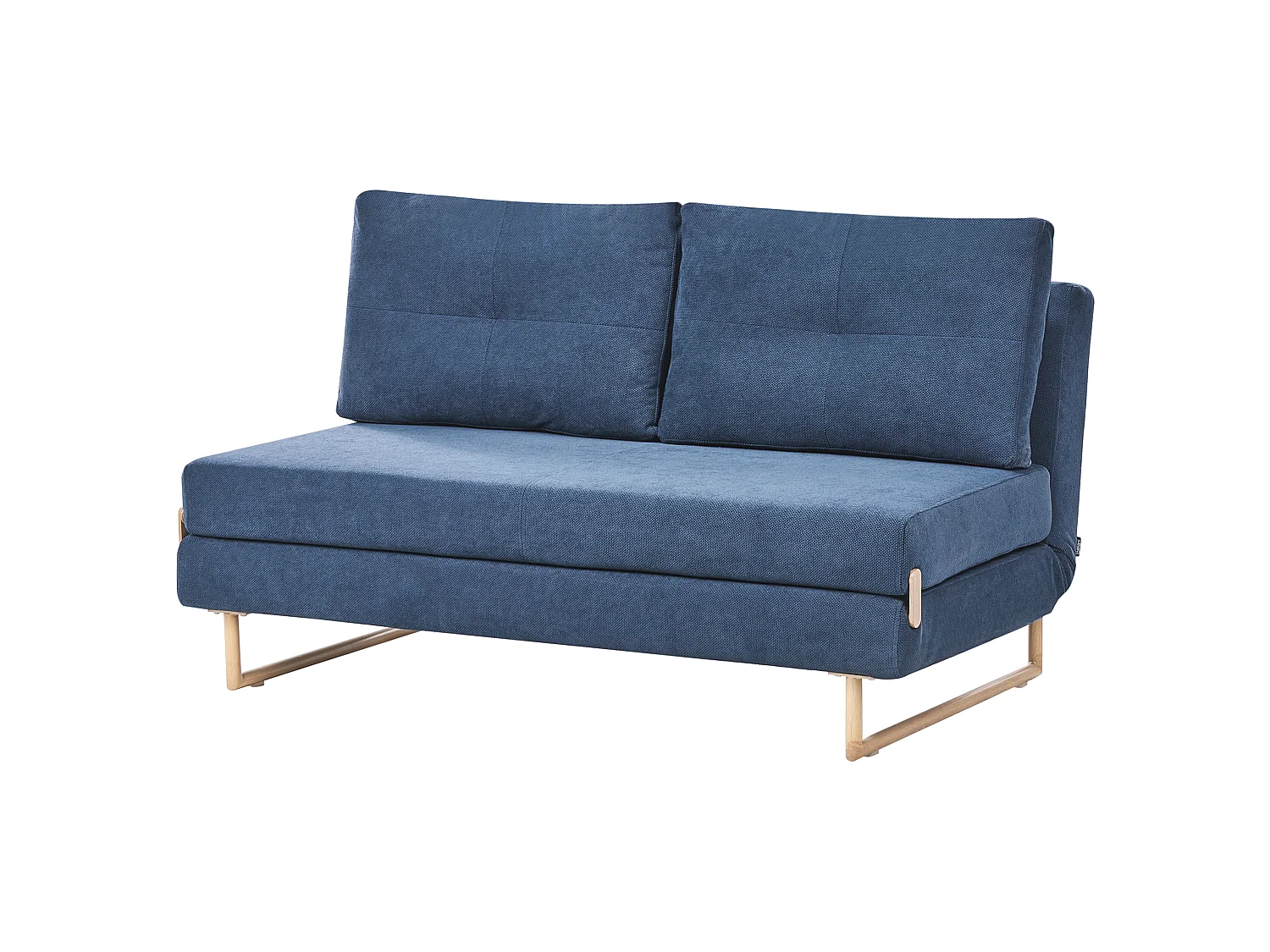 Sofa Bed 3 Seater JERSLEV Fabric Blue