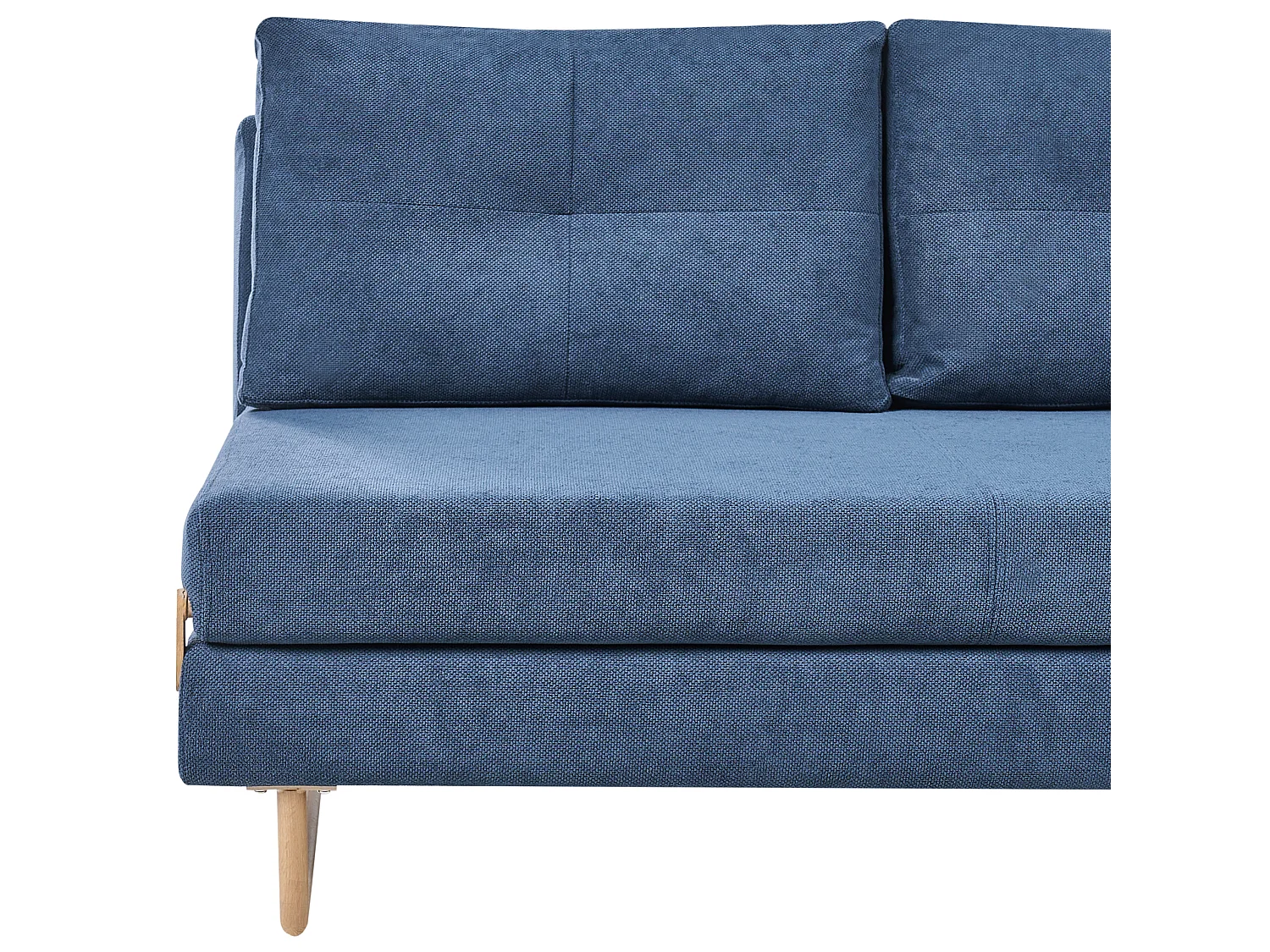Sofa Bed 3 Seater JERSLEV Fabric Blue