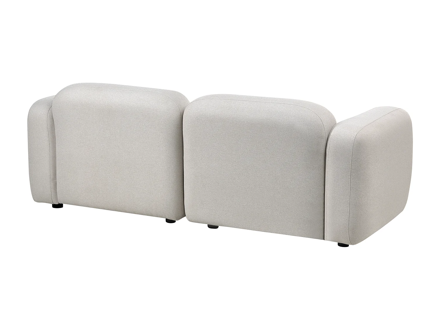 Canapé 3 places AFOSS Tissu Beige clair