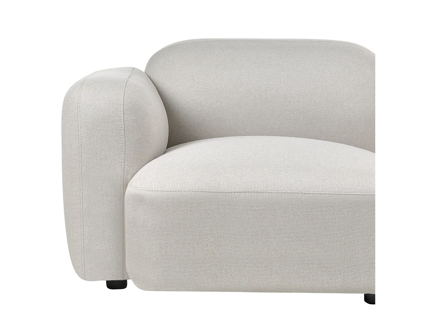 Sofa 3 Seater AFOSS Fabric Light Beige