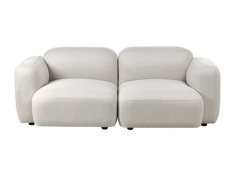 Canapé 3 places AFOSS Tissu Beige clair