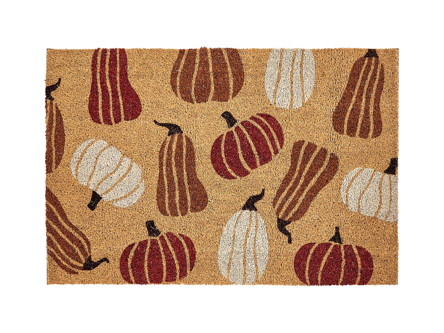 Paillasson PANDIN Multicolore 60 x 90 cm Citrouille Fibre de coco