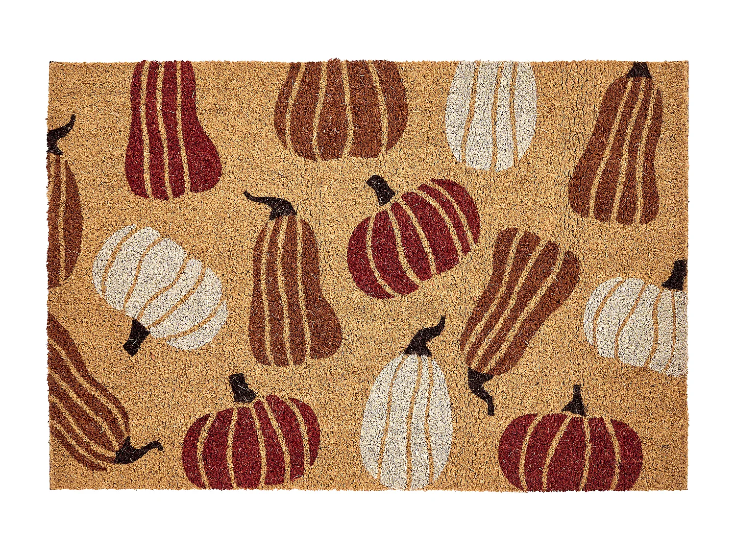 Paillasson PANDIN Multicolore 60 x 90 cm Citrouille Fibre de coco