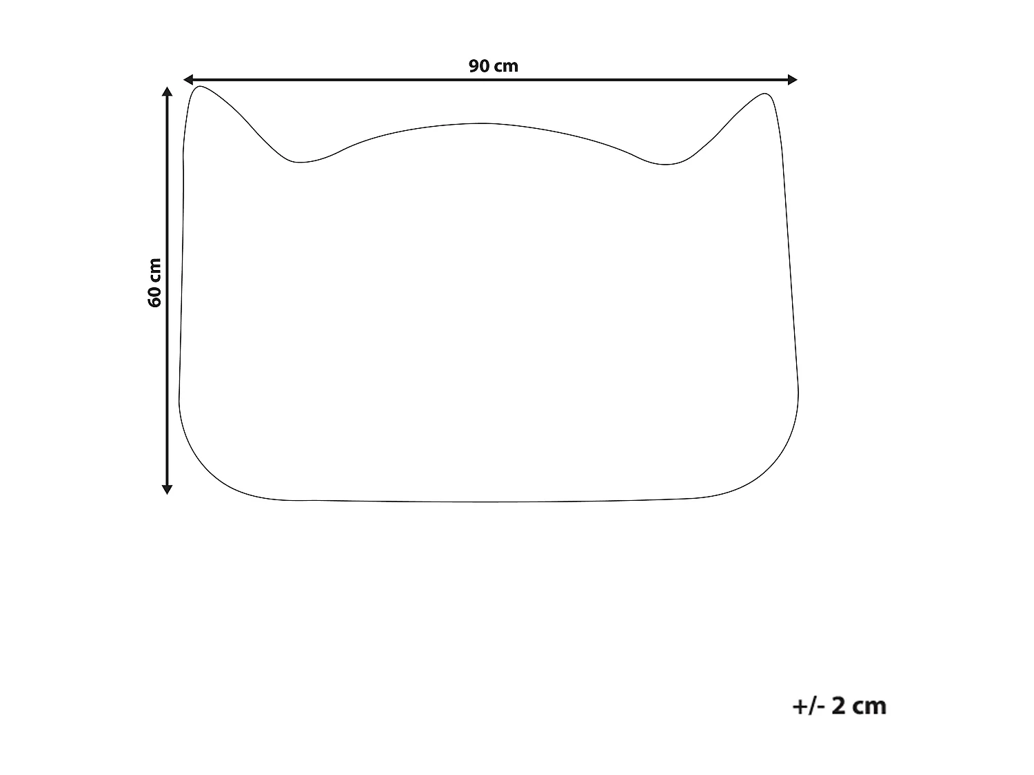 Paillasson CALIRAYA Multicolore 60 x 90 cm Chat Fibre de coco
