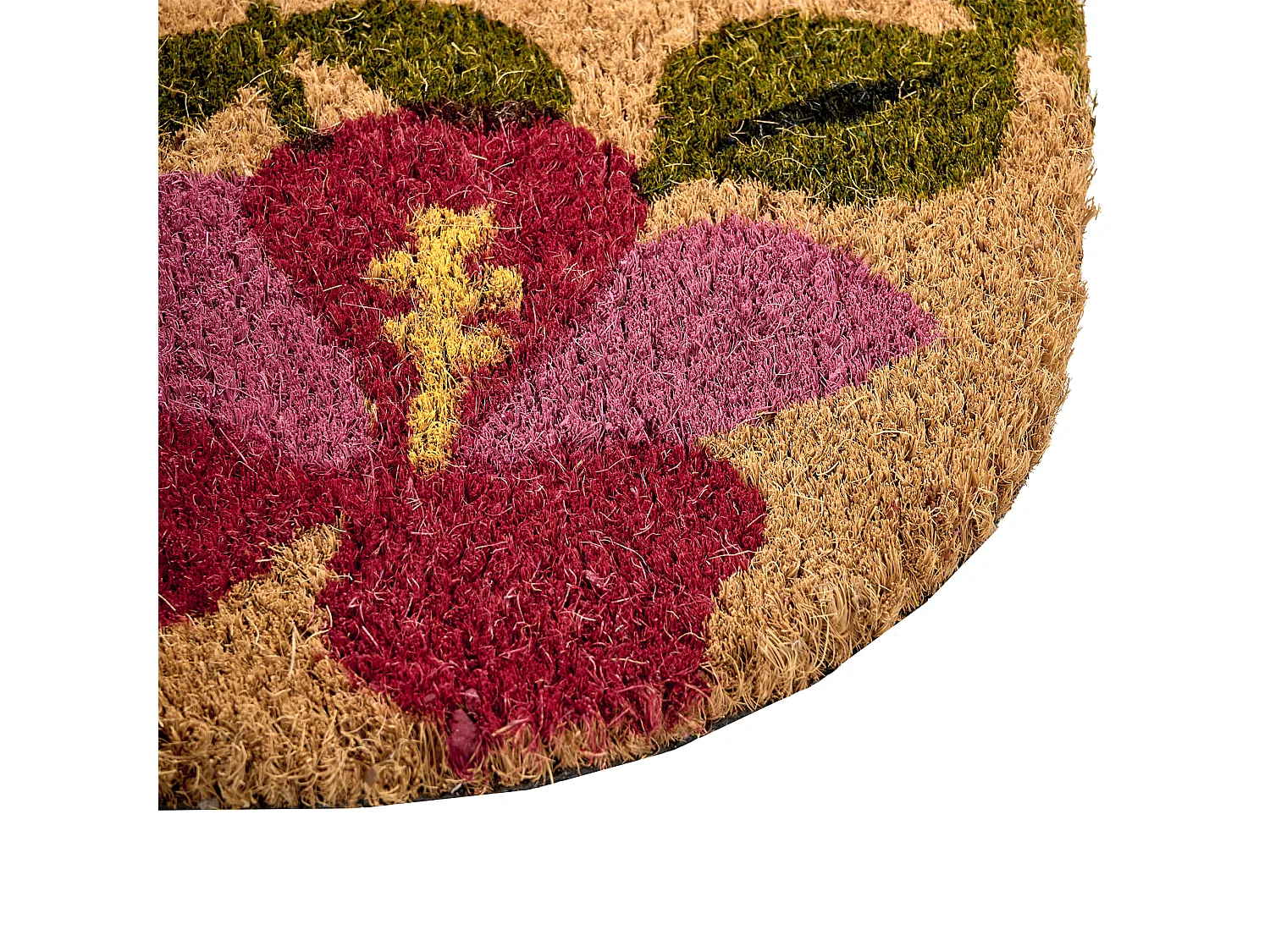 Paillasson CALIRAYA Multicolore 60 x 90 cm Chat Fibre de coco