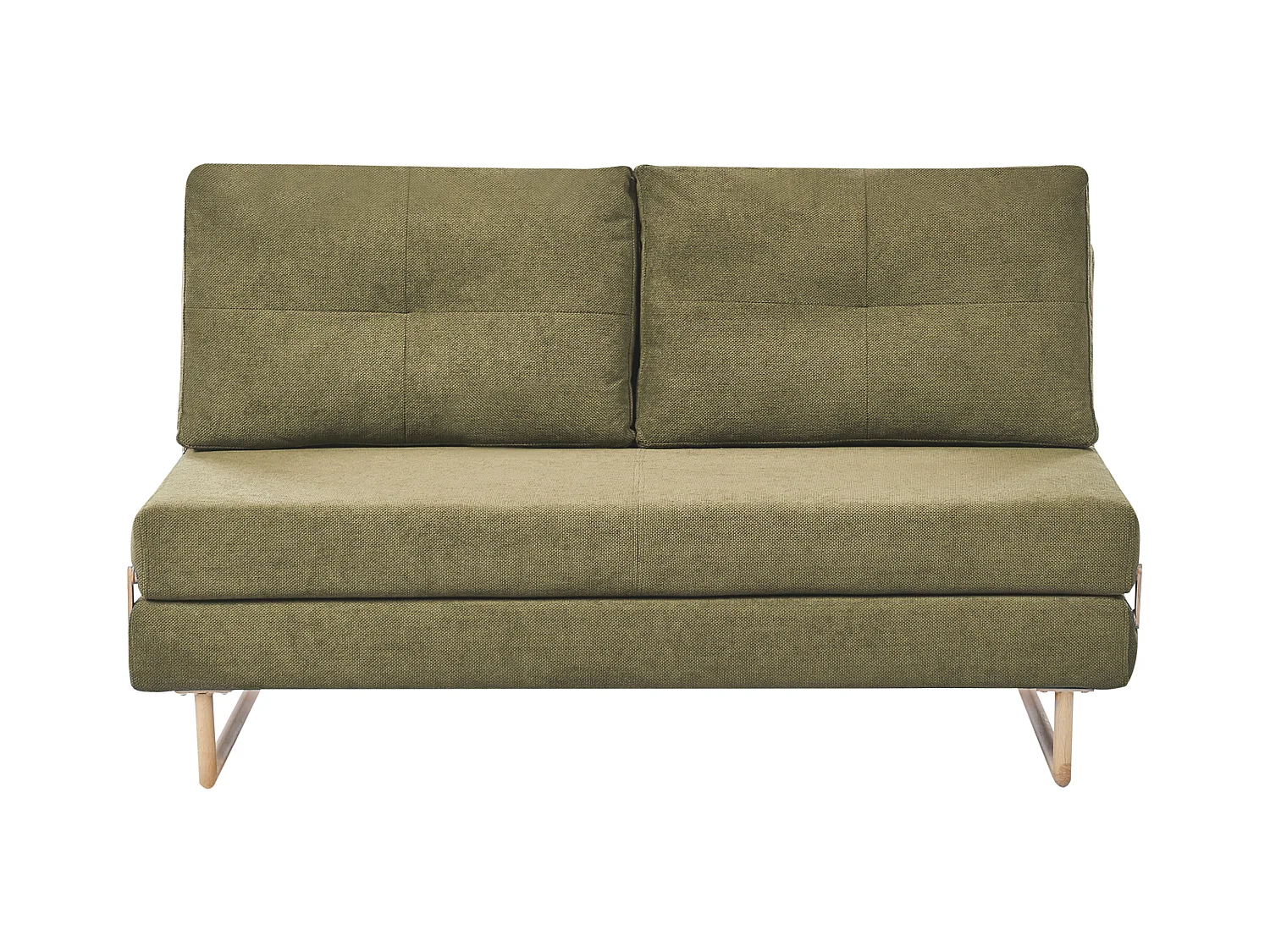 Canapé-lit 3 places JERSLEV Tissu Vert