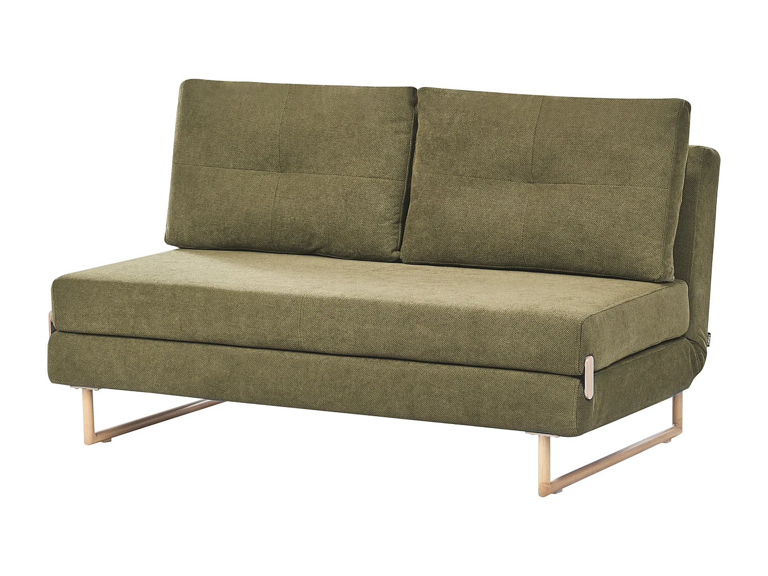 Canapé-lit 3 places JERSLEV Tissu Vert