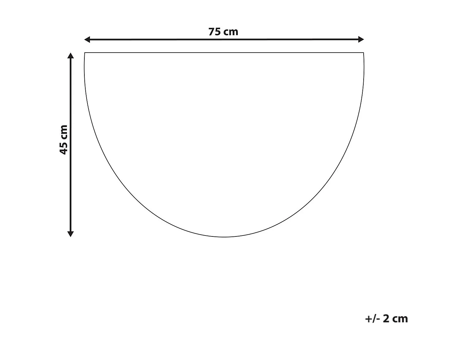 Paillasson AMBUKLAO Naturel 45 x 75 cm Texte Fibre de coco