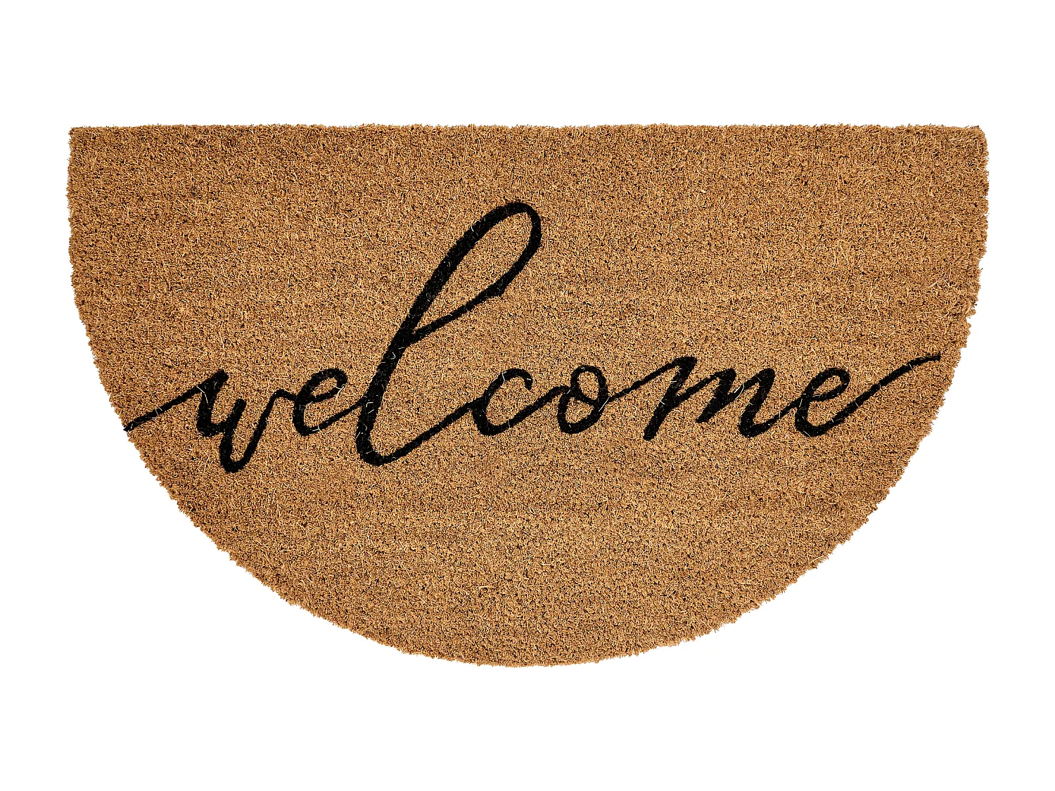 Paillasson AMBUKLAO Naturel 45 x 75 cm Texte Fibre de coco