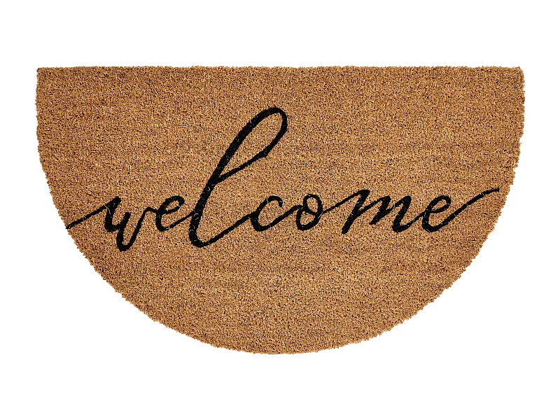 Paillasson AMBUKLAO Naturel 45 x 75 cm Texte Fibre de coco