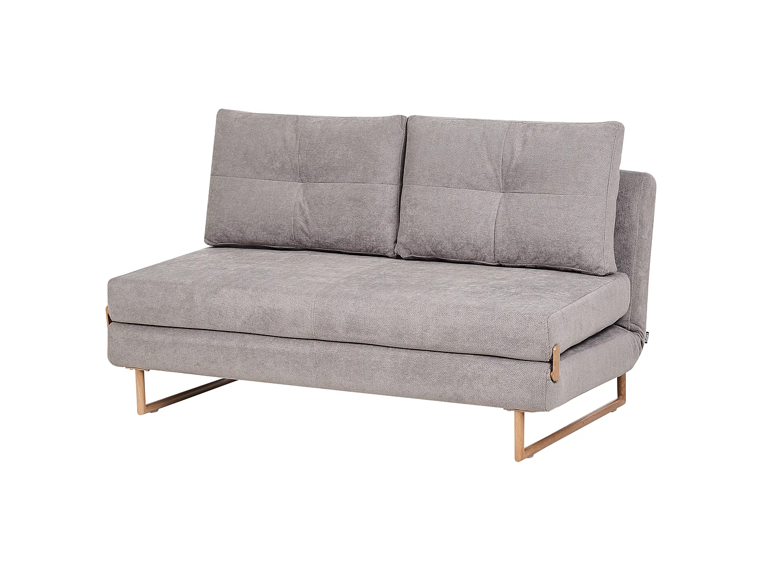 Sofa Bed 3 Seater JERSLEV Fabric Grey