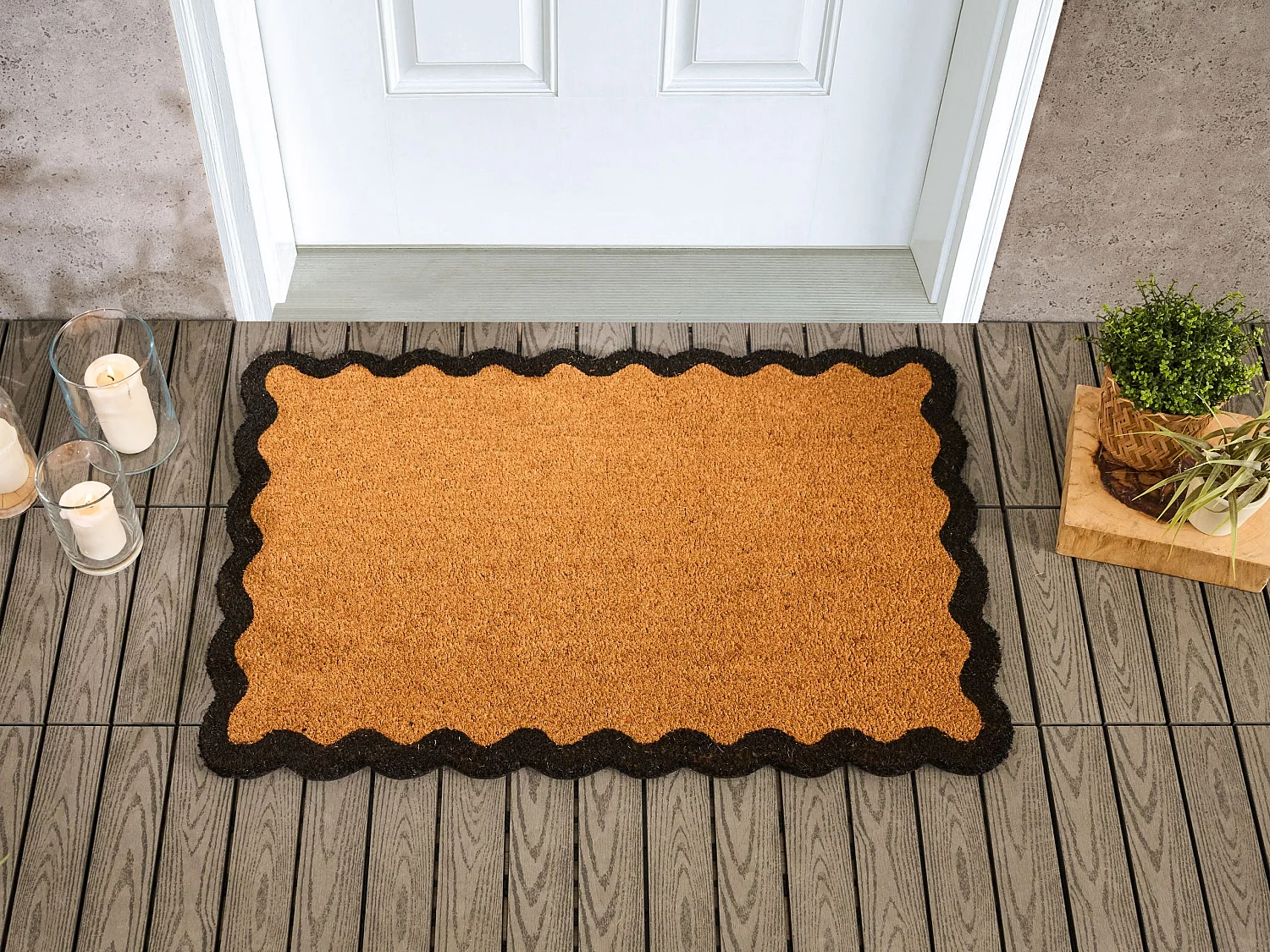 Doormat PINATUBO Natural 60 x 90 cm Coir