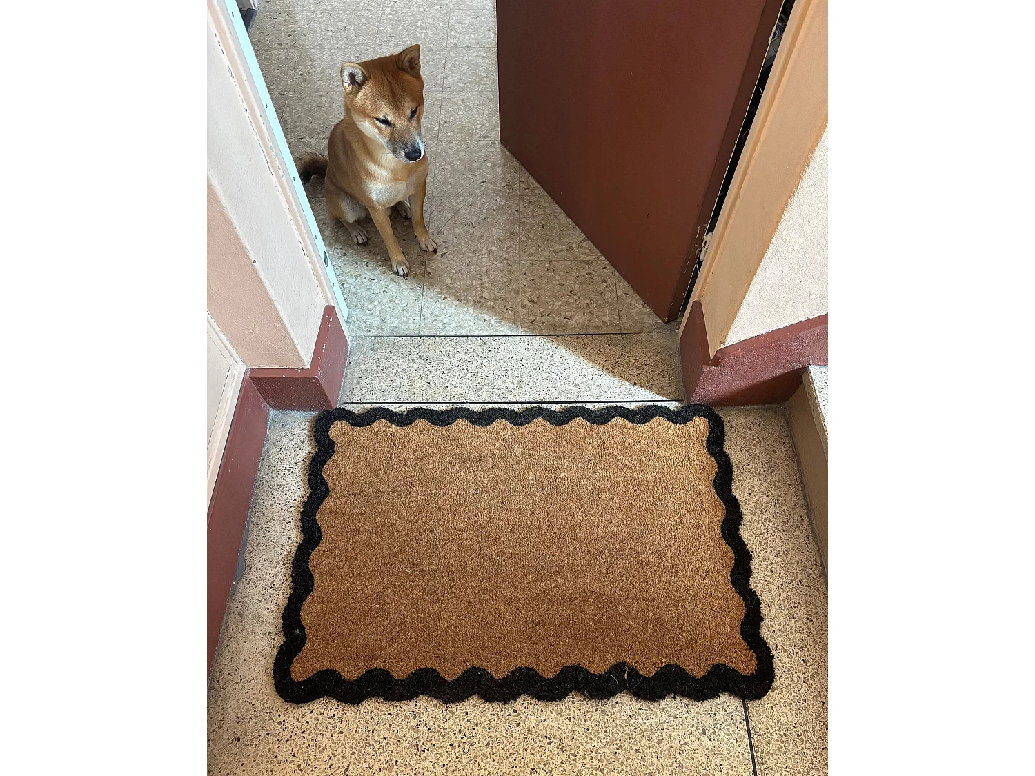 Doormat PINATUBO Natural 60 x 90 cm Coir