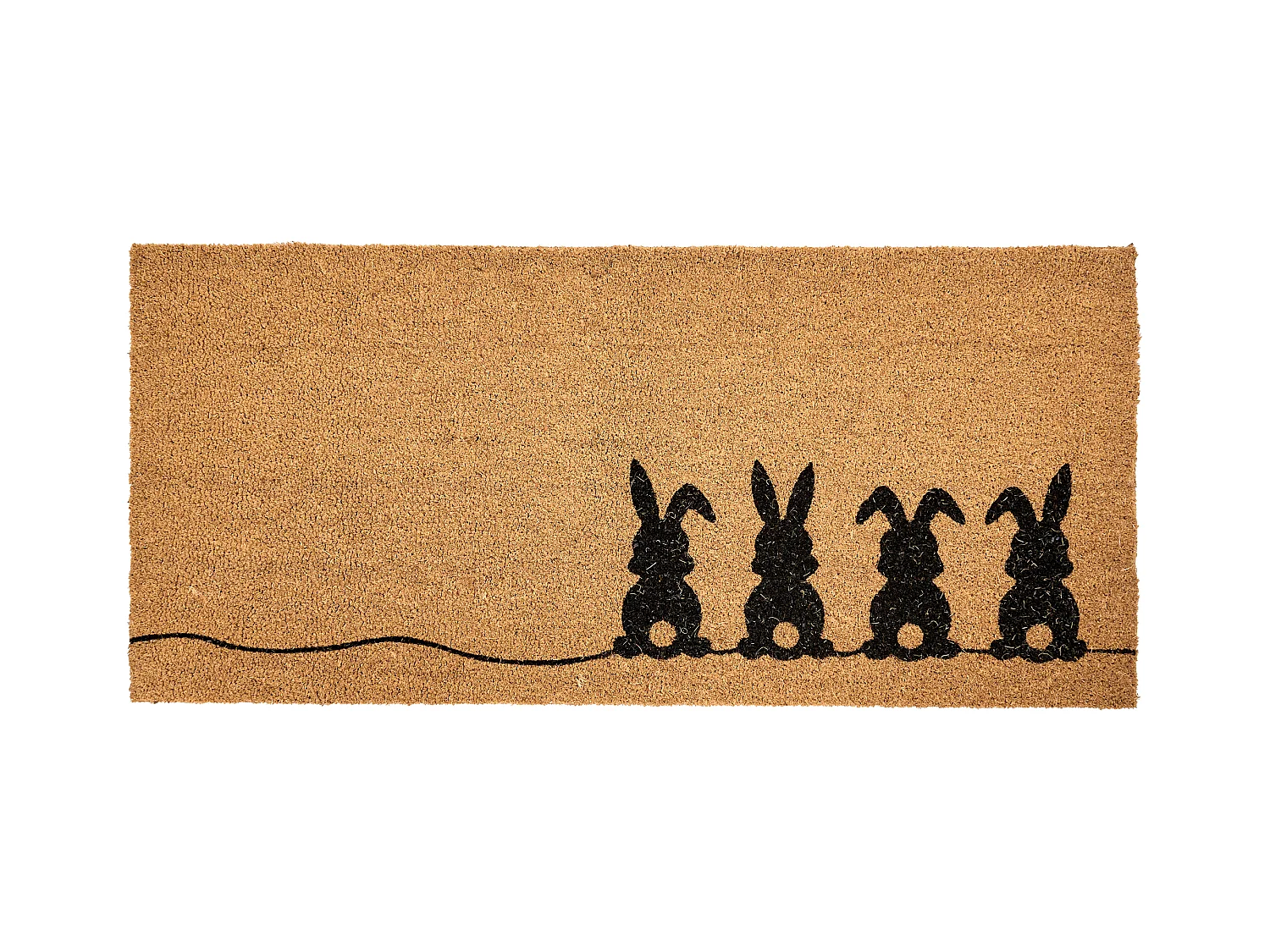 Paillasson PULIAN Naturel 55 x 120 cm Lapin Fibre de coco