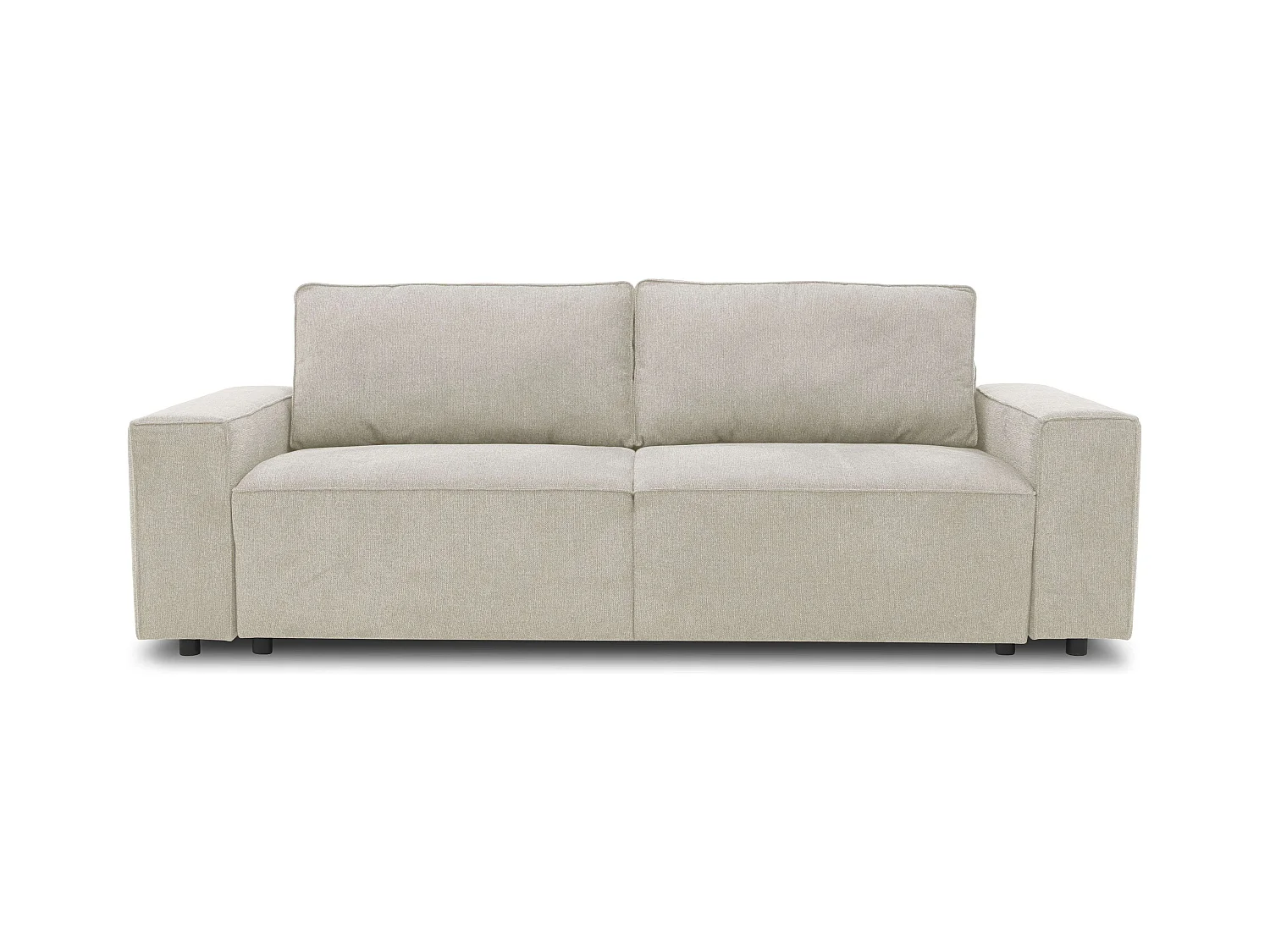 Sofá Cama Dutch, 3 Plazas con Arcón, Beige, Estilo Contemporáneo, 239 cm