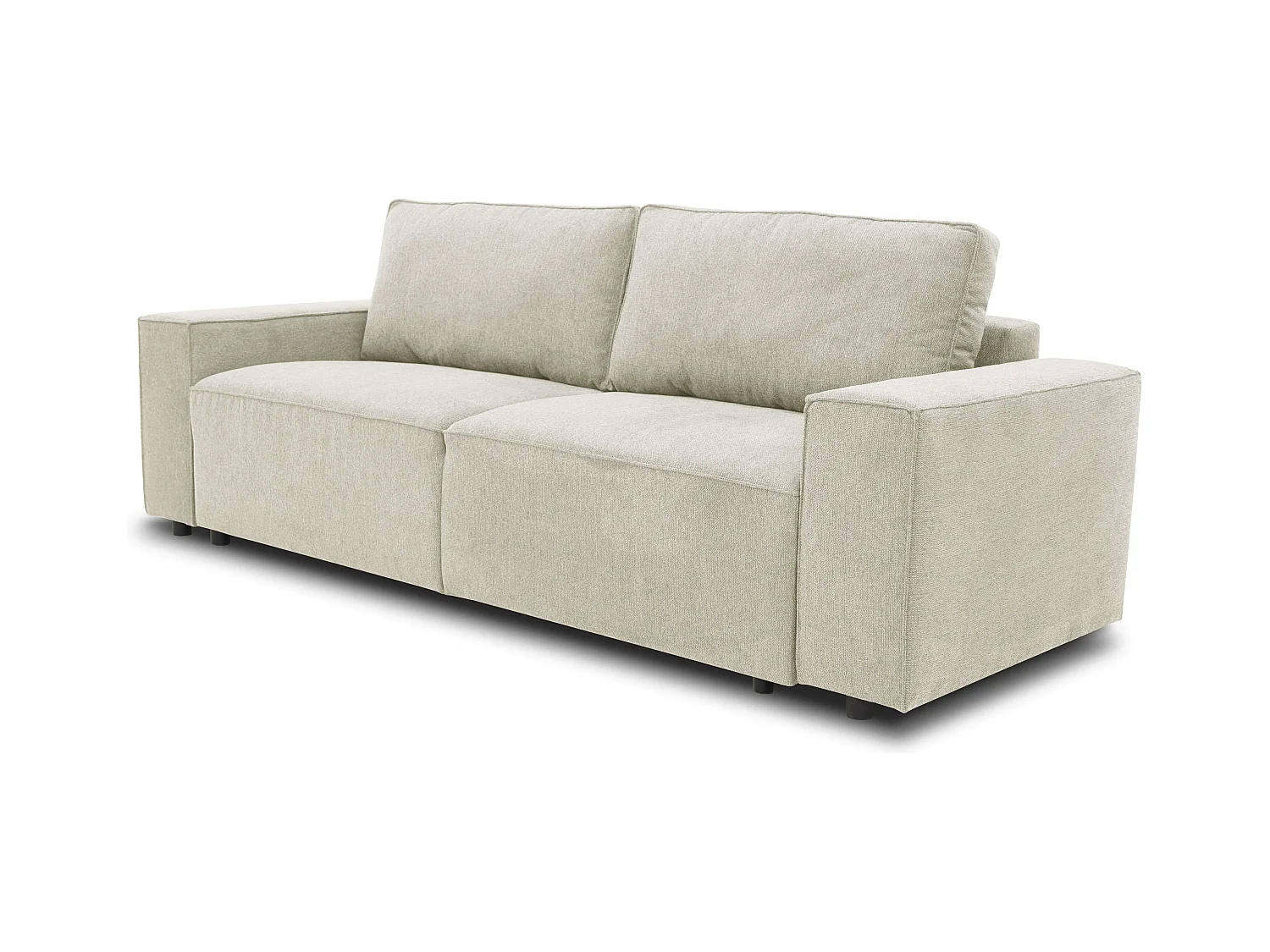 Sofá Cama Dutch, 3 Plazas con Arcón, Beige, Estilo Contemporáneo, 239 cm