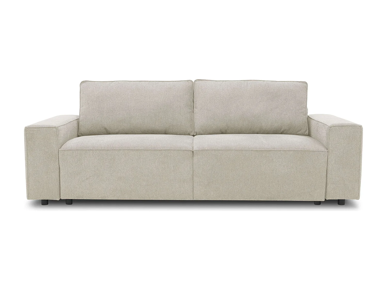 Sofá Cama Dutch, 3 Plazas con Arcón, Beige, Estilo Contemporáneo, 239 cm