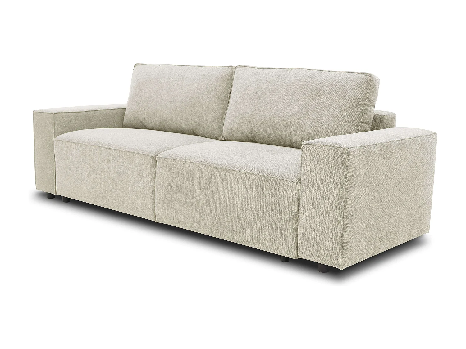 Sofá Cama Dutch, 3 Plazas con Arcón, Beige, Estilo Contemporáneo, 239 cm