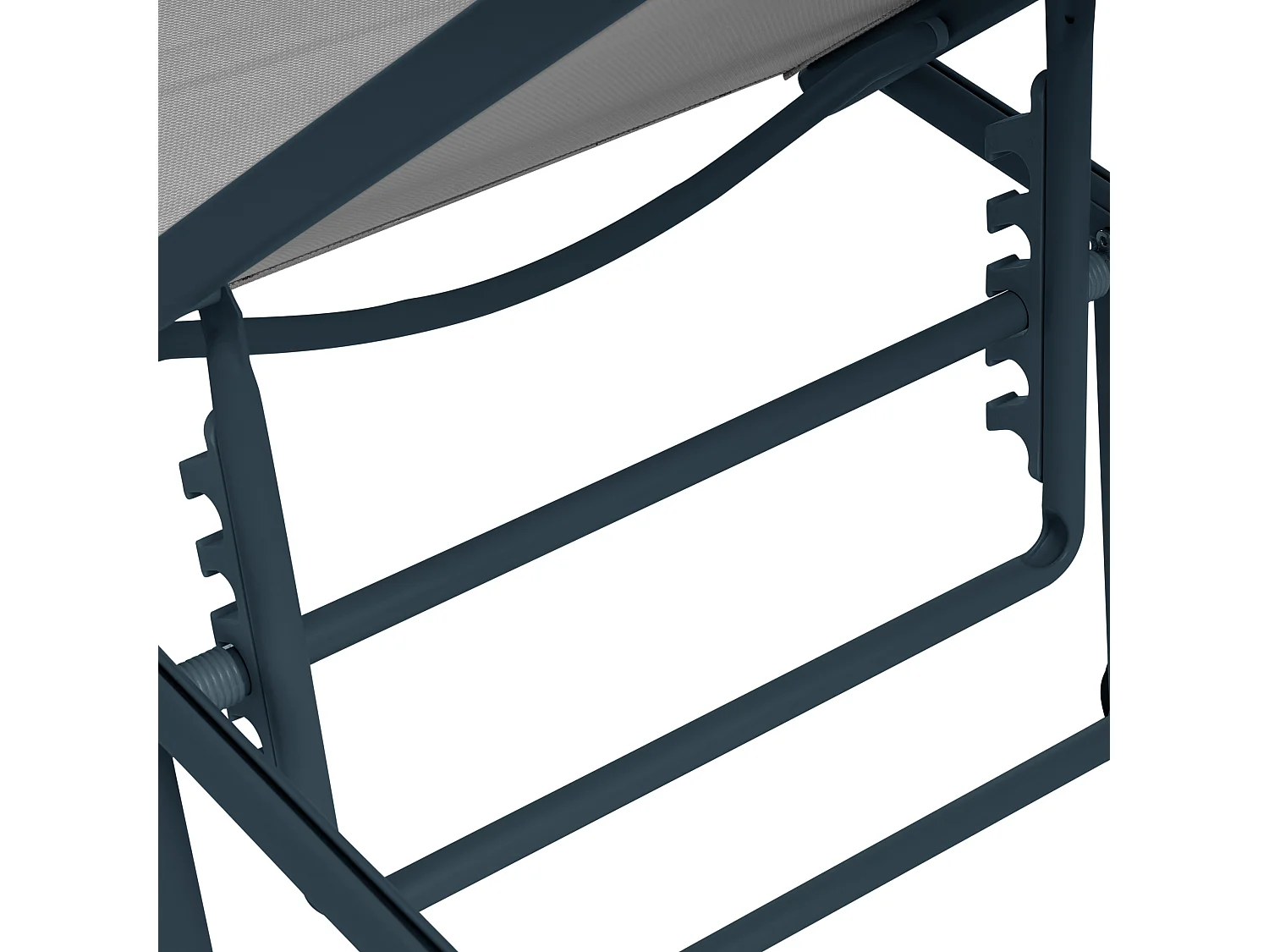 Lot de 2 transats SORONI Métal Gris clair