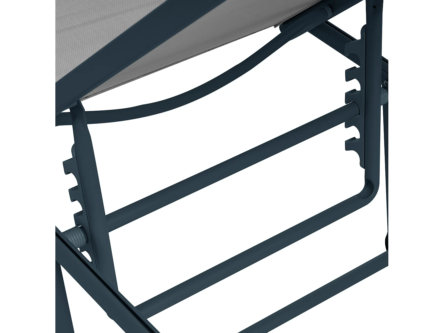 Lot de 2 transats SORONI Métal Gris clair