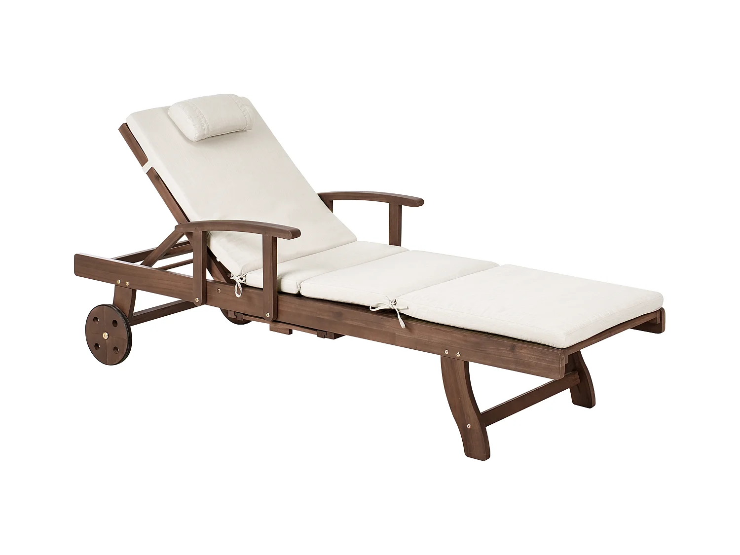 Transat avec coussin AMANTEA PREMIUM Acacia Beige clair