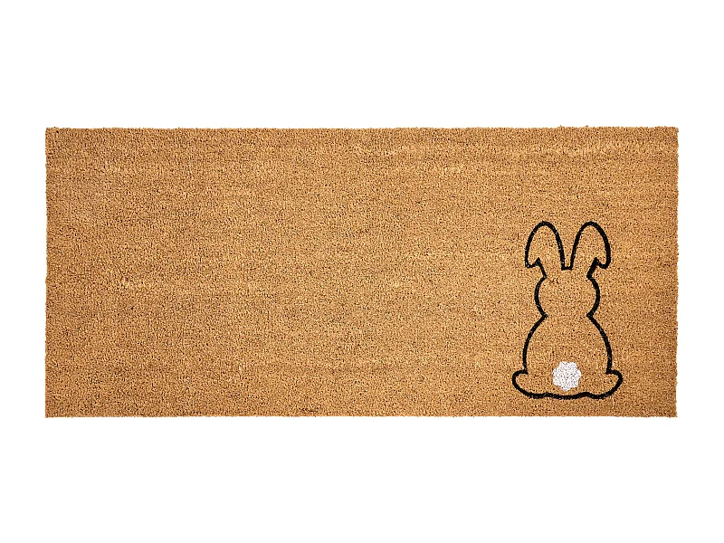 Paillasson LINGAYEN Naturel 55 x 120 cm Lapin Fibre de coco