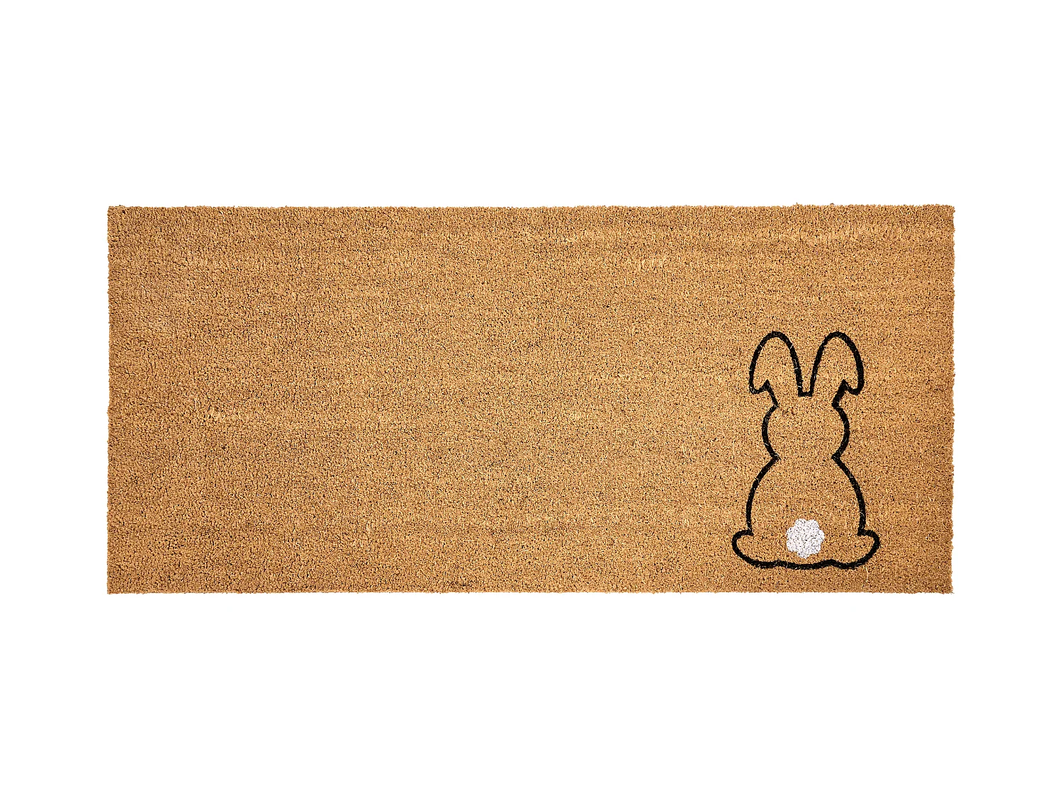 Paillasson LINGAYEN Naturel 55 x 120 cm Lapin Fibre de coco