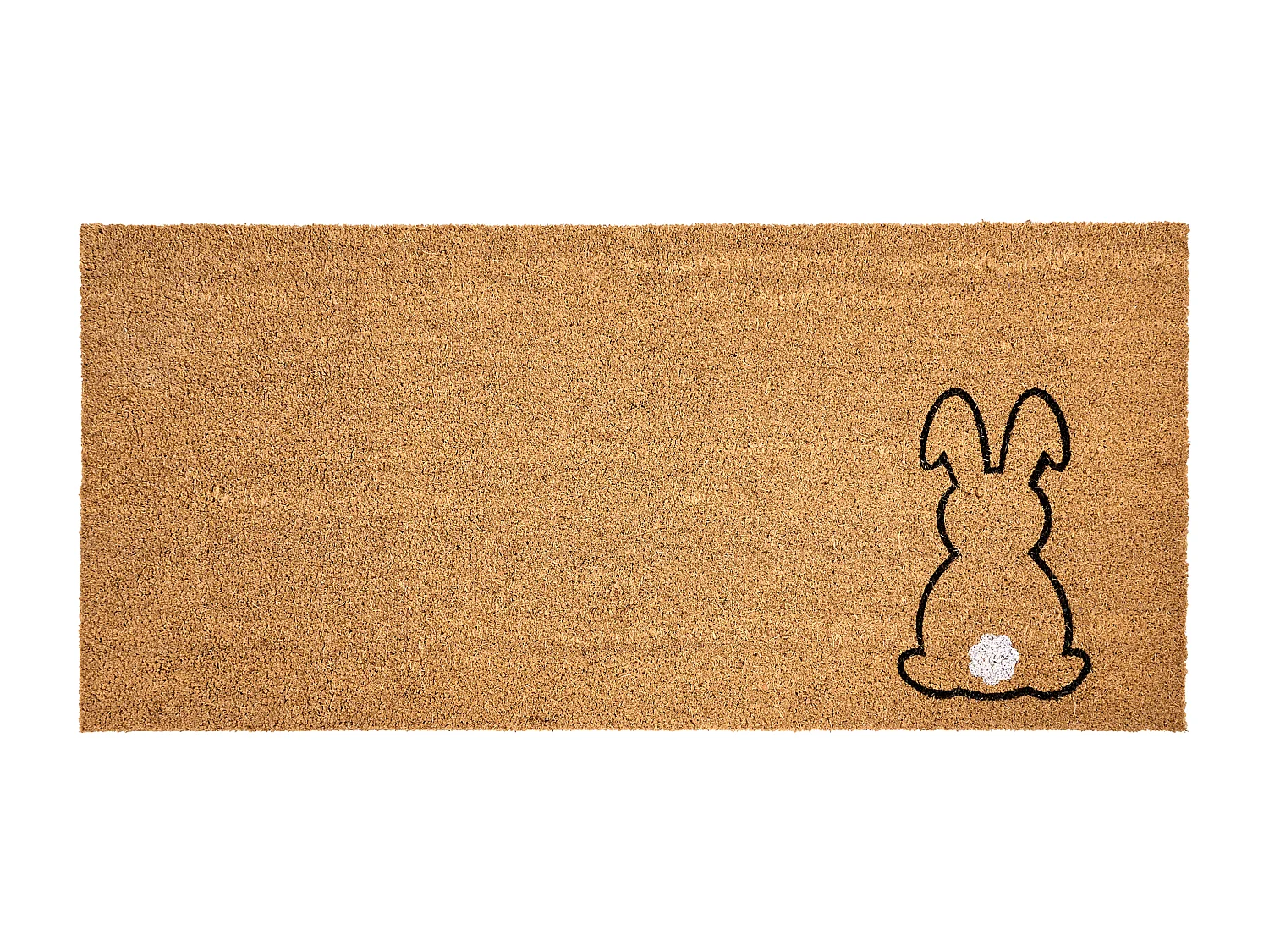 Paillasson LINGAYEN Naturel 55 x 120 cm Lapin Fibre de coco