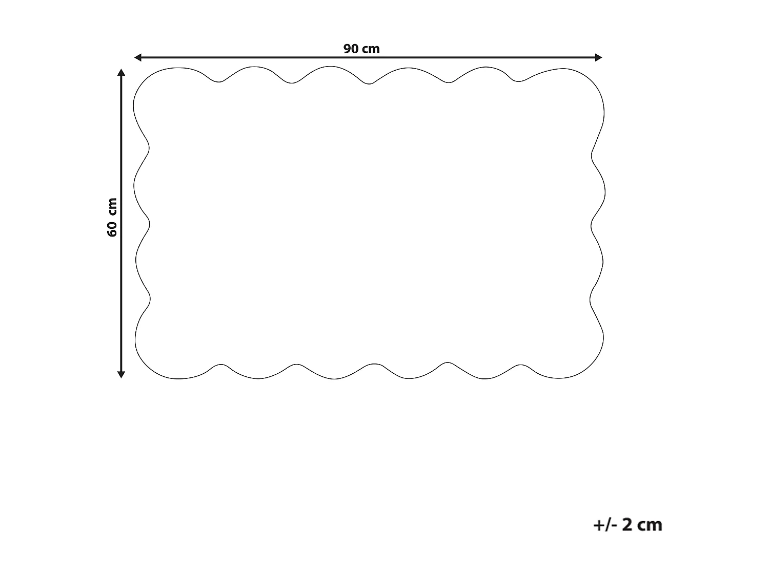 Paillasson HOLON Naturel 60 x 90 cm Fibre de coco