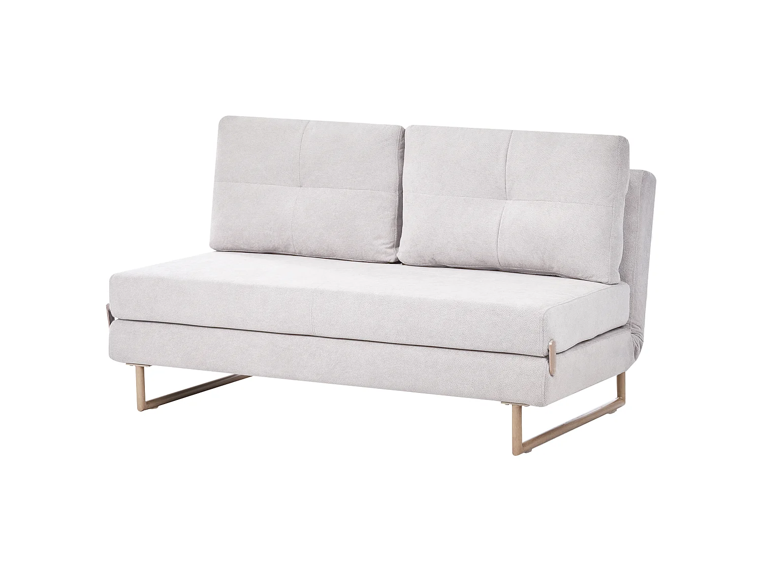 Sofa Bed 3 Seater JERSLEV Fabric Off-White