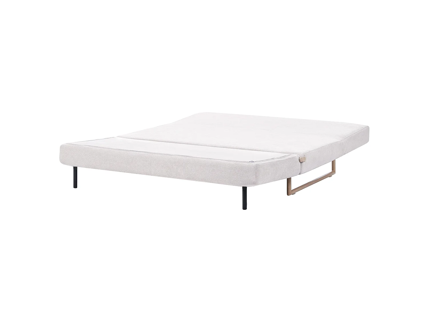 Sofa Bed 3 Seater JERSLEV Fabric Off-White
