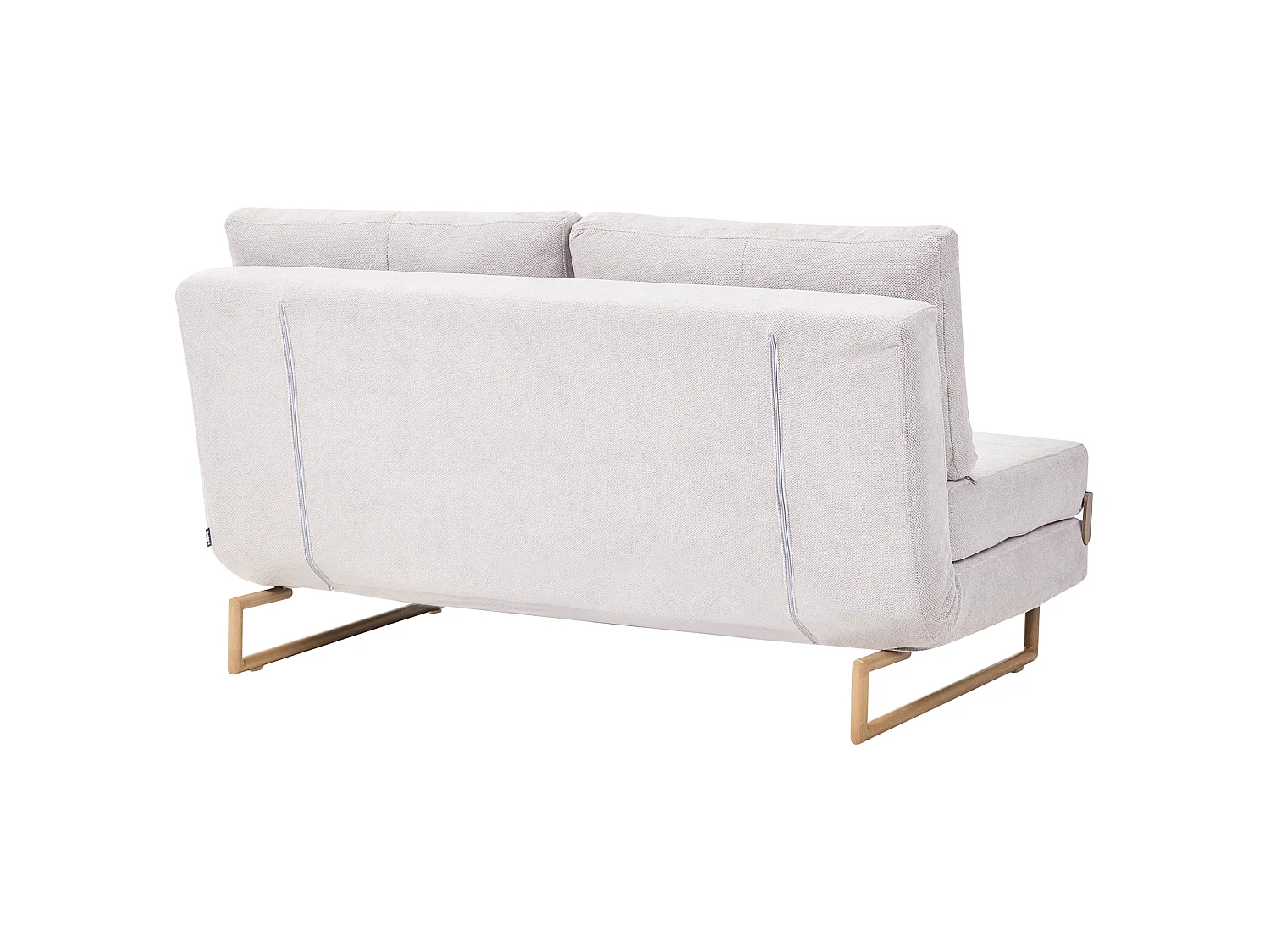 Sofa Bed 3 Seater JERSLEV Fabric Off-White