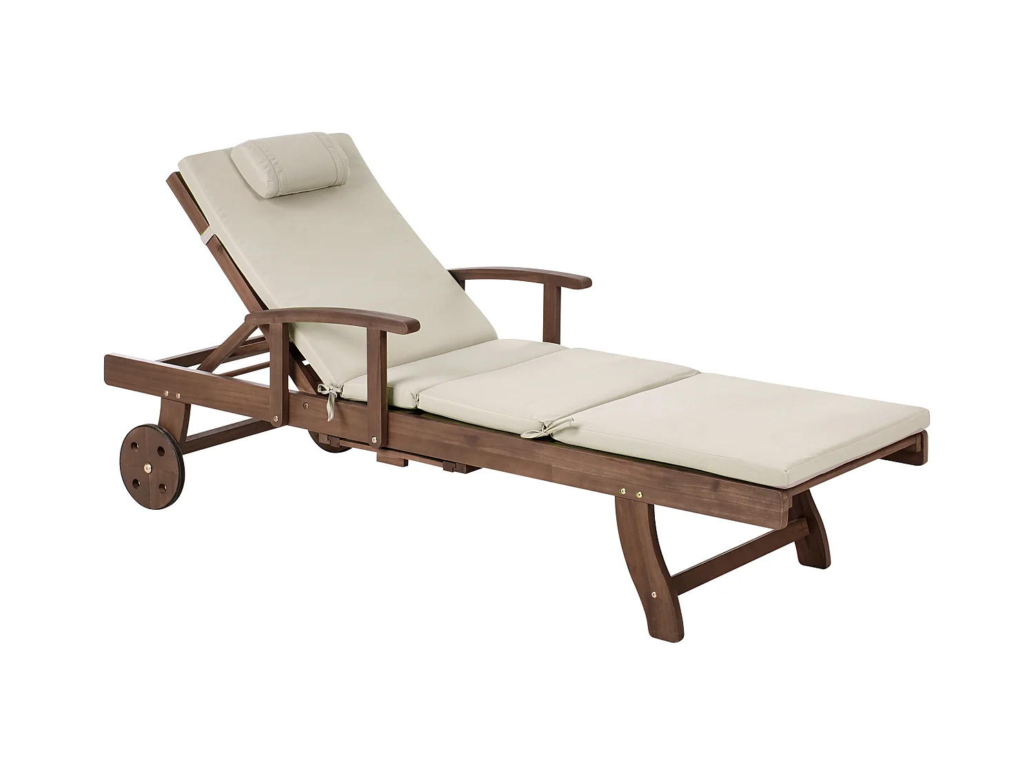 Transat avec coussin AMANTEA PREMIUM Acacia Taupe