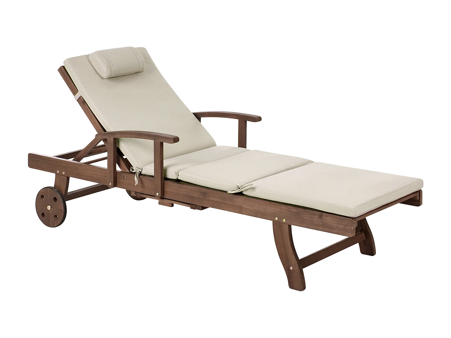 Transat avec coussin AMANTEA PREMIUM Acacia Taupe