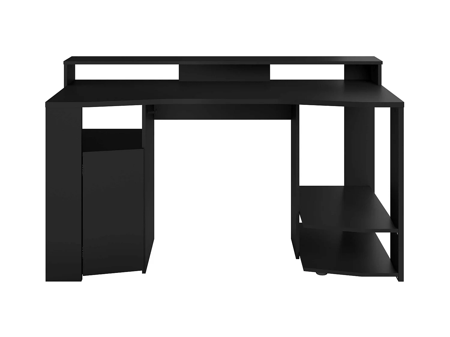 Table de jeu noire avec LED 87 x 152 x 62 cm