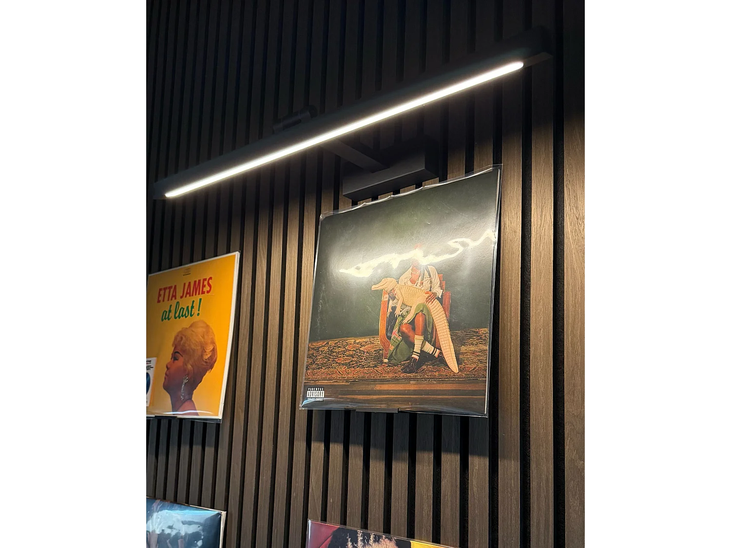 Luminaire LED pour tableau et miroir ARROS Métal Noir