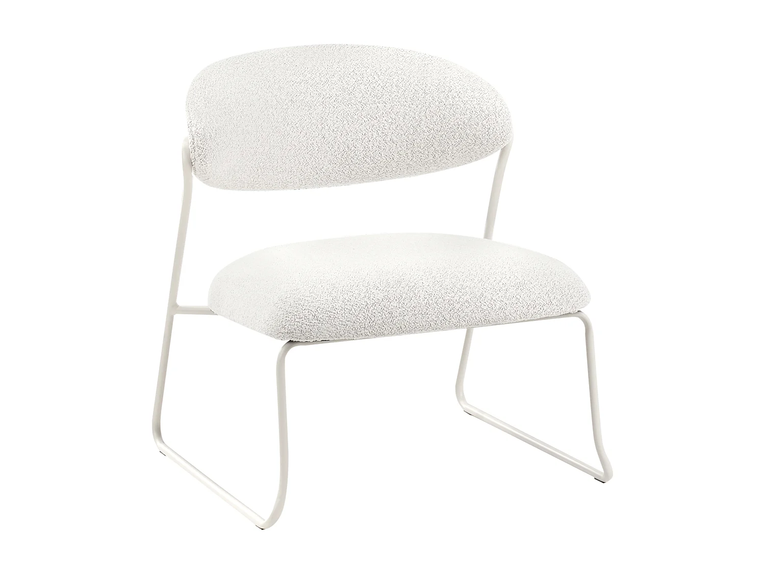 Lot de 2 fauteuils KOLSVA Tissu Blanc cassé
